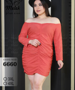 پیراهن مجلسی دکلته کش دوزی شده سایز بزرگ