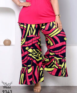 دامن شلواری اسپورت مجلسی کمر کشی سایز بزرگ