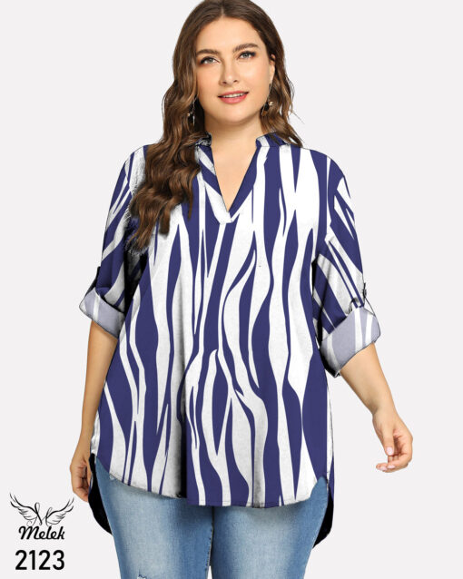 شومیز اسپورت مجلسی کاربردی شیییک و دلبررررر یقه ایستاده آستین پاگن دار سایز بزرگ