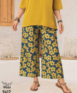 شلوار اسپورت راحتی کمر کشی سایز بزرگ