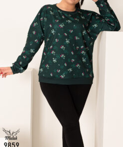 بلوز اسپورت مجلسی یقه گرد آستین سرخود شیییک و دلبررر سایز بزرگ