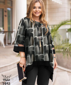 تونیک مجلسی خااااص و دلبرررر یقه گرد آستین سه ربع دامن هلالی سایز بزرگ