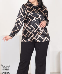 شومیز اسپورت مجلسی شیییییک و دلبرررررر جلو دکمه بازشو آستین بلند سایز بزرگ