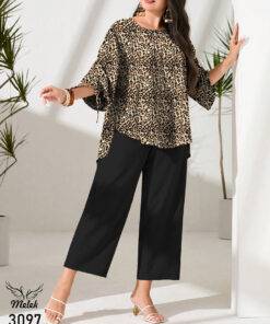 ست شومیز شلوار اسپورت مجلسی سایز بزرگ