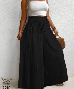 دامن شلواری اسپورت مجلسی کمر کشی سایز بزرگ