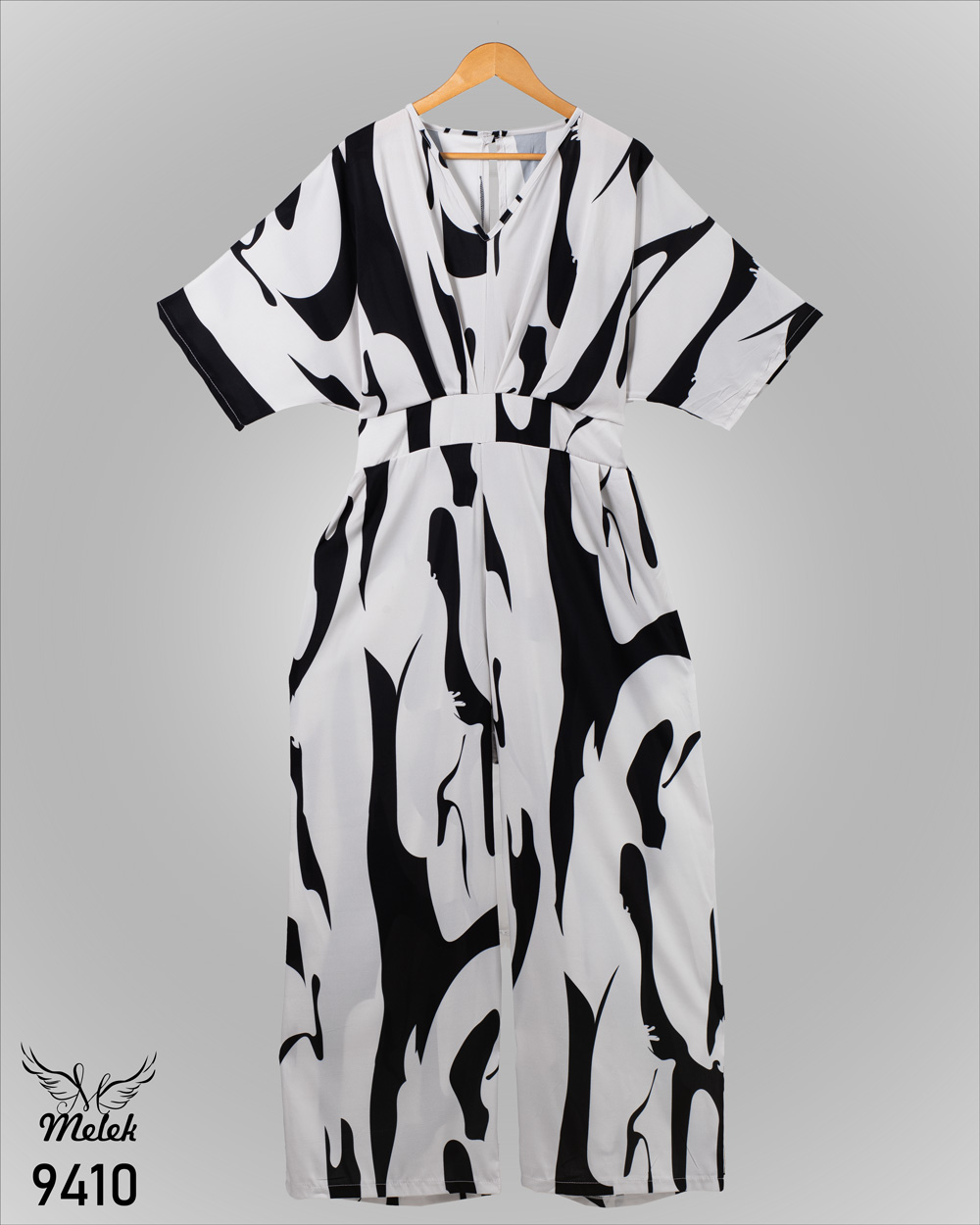 اورال اسپورت مجلسی یقه هفت آستین کیمونو پشت کمر کشی سایز بزرگ - غیر ژورنالی