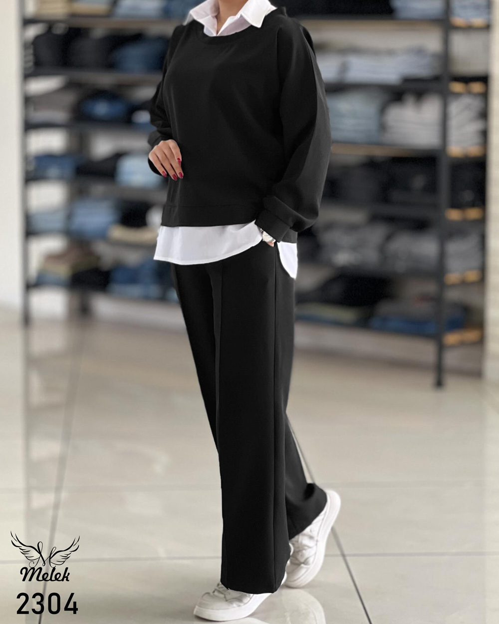 ست بلوز شلوار اسپورت مجلسی سایز بزرگ