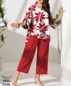 ست شومیز شلوار اسپورت مجلسی سایز بزرگ