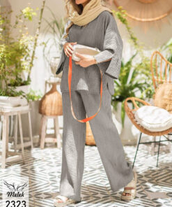 ست مانتو شلوار اسپورت مجلسی سایز بزرگ