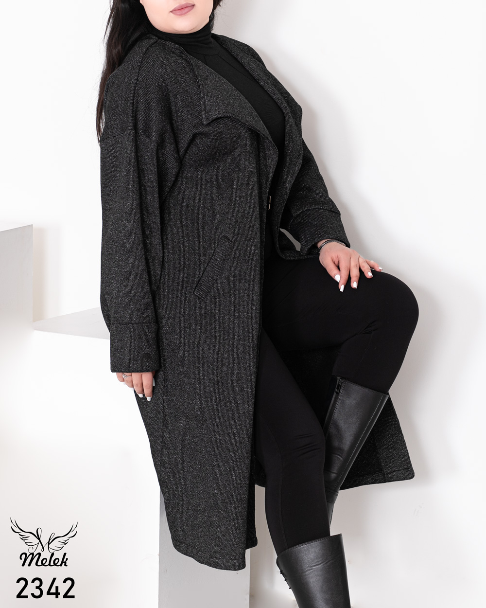 پالتو اسپورت مجلسی جلوباز آستین سرخود جیب دار سایز بزرگ - غیر ژورنالی