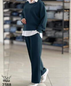 ست بلوز شلوار اسپورت مجلسی سایز بزرگ