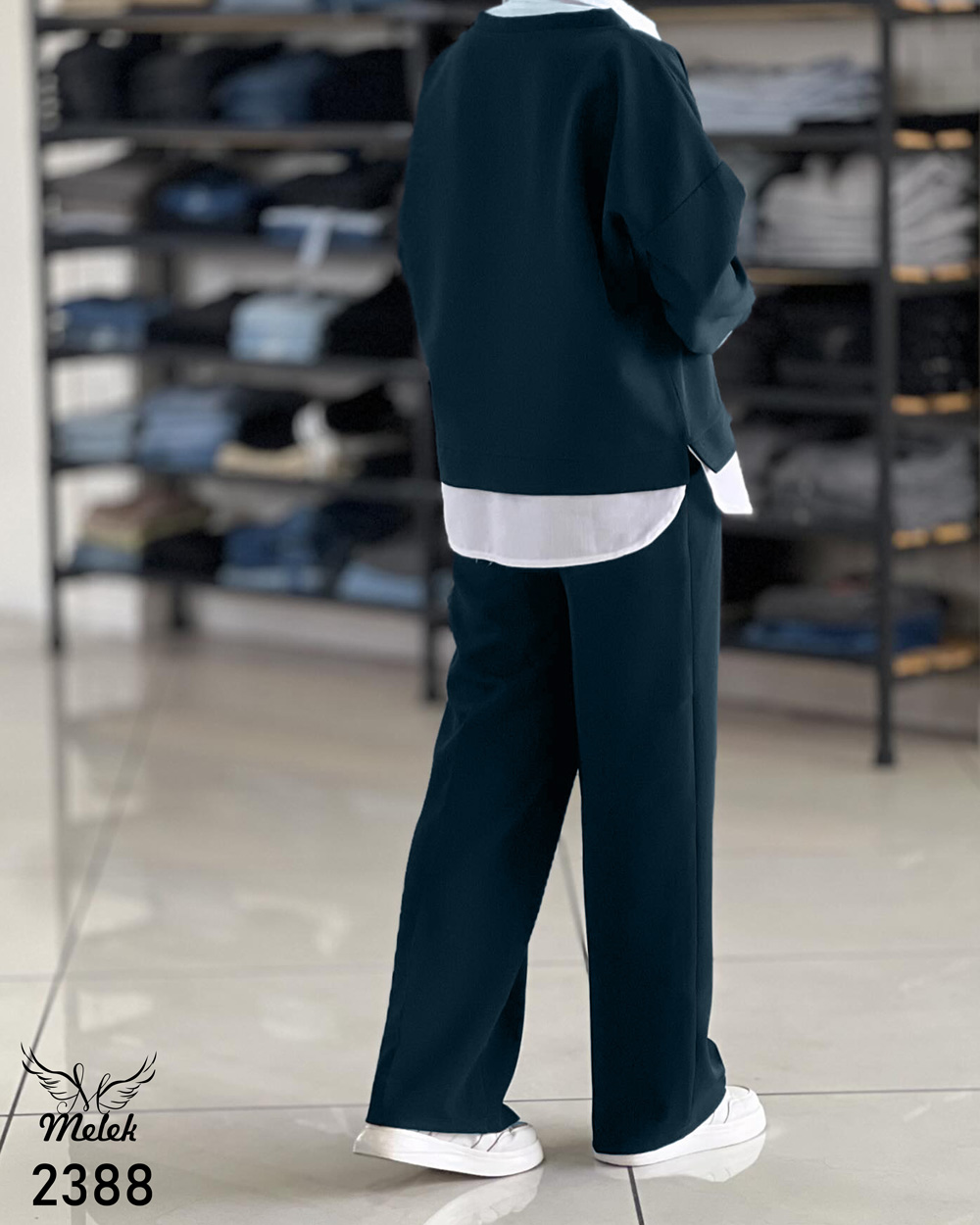 ست بلوز شلوار اسپورت مجلسی سایز بزرگ - غیر ژورنالی