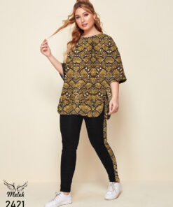 ست تونیک شلوار اسپورت کاربردی سایز بزرگ