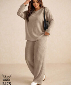 ست بلوز شلوار اسپورت راحتی سایز بزرگ