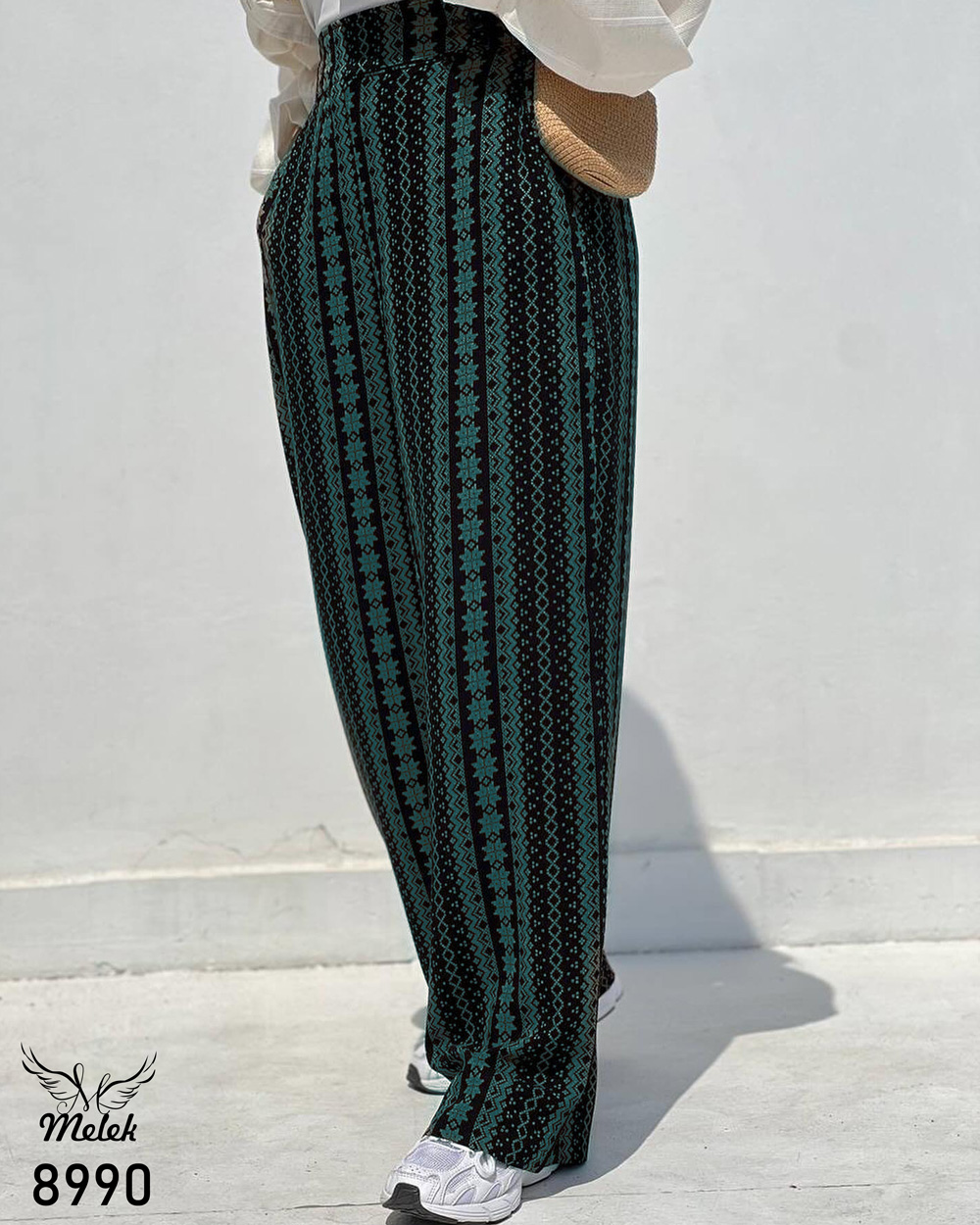 شلوار بگ کمر کشی سایز بزرگ