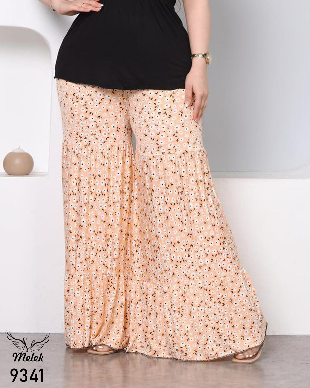 دامن شلواری اسپورت مجلسی کمر کشی سایز بزرگ