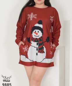 پیراهن اسپورت فانتزی یقه گرد آستین سرخود دوجیب سایز بزرگ