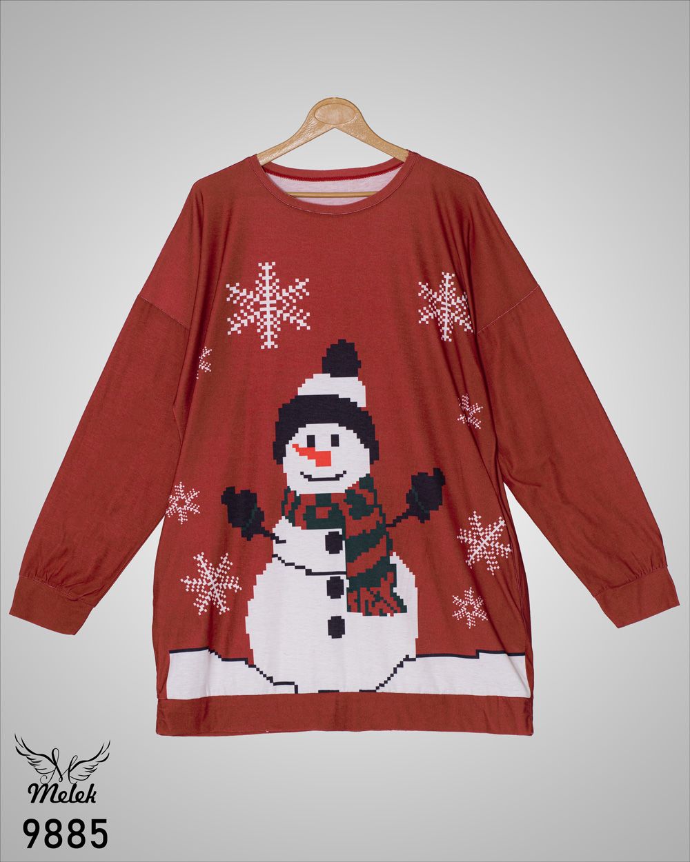 پیراهن اسپورت فانتزی یقه گرد آستین سرخود دوجیب سایز بزرگ - غیر ژورنالی