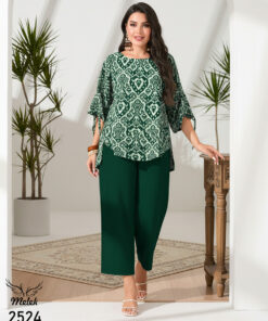 ست شومیز شلوار اسپورت مجلسی سایز بزرگ