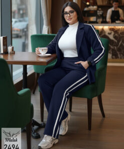 ست سوشرت کتی و شلوار بگ اسپورت مجلسی سایز بزرگ