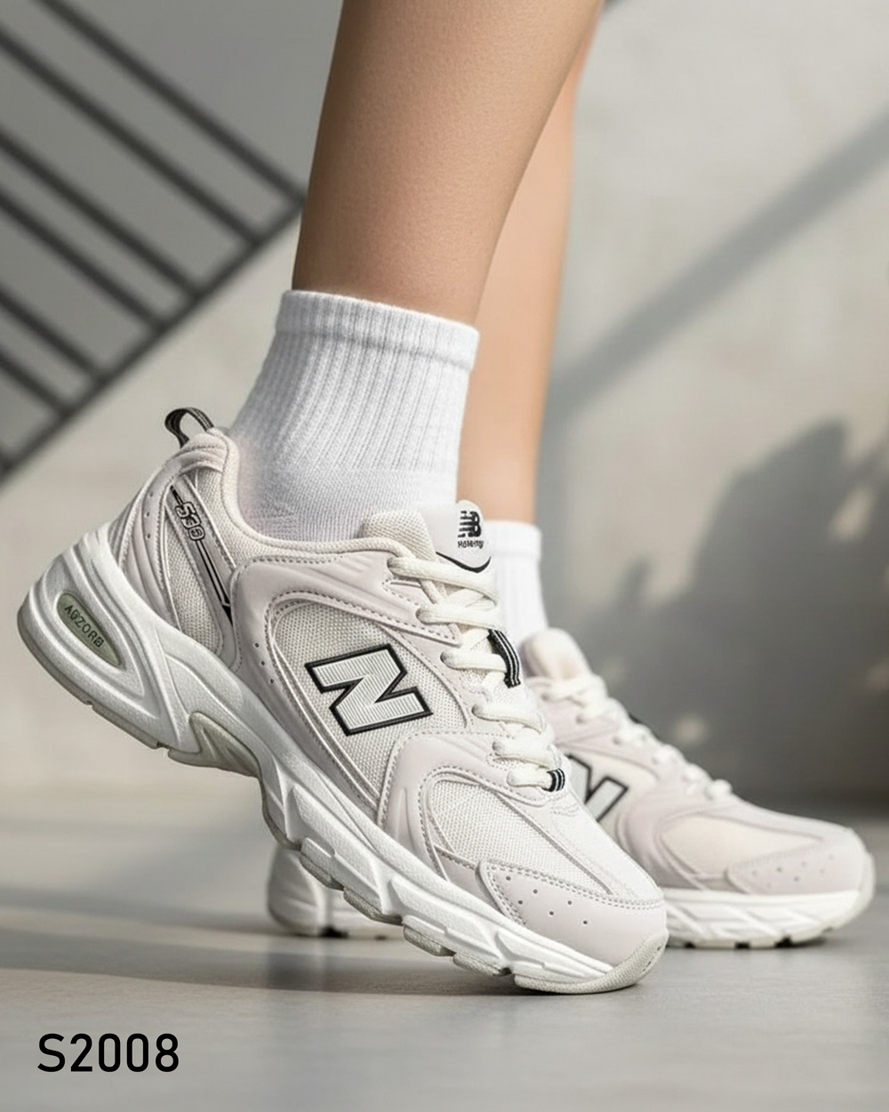 کتونی نیوبالانس ۵۳۰ اورجینال ویتنام New Balance 530 سایز بزرگ