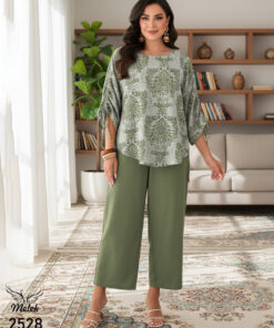 ست شومیز شلوار اسپورت مجلسی سایز بزرگ