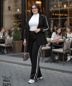 ست سوشرت کتی و شلوار بگ اسپورت مجلسی سایز بزرگ