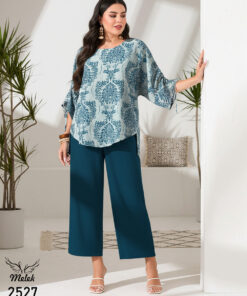 ست شومیز شلوار اسپورت مجلسی سایز بزرگ