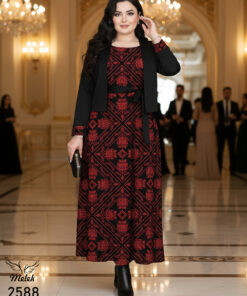 ست دوتکه سارافون و کت کراپ اسپورت مجلسی سایز بزرگ