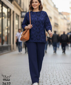 ست تیشرت و شلوار بگ اسپورت مجلسی سایز بزرگ