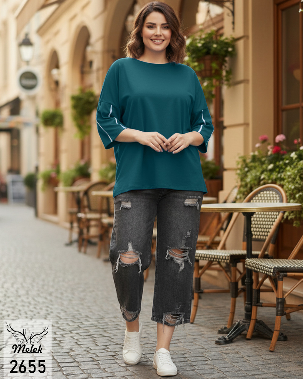 تیشرت بیسیک باکسی اسپورت سایز بزرگ