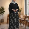 ست دوتکه سارافون و مانتو پانچ دنباله دار مجلسی سایز بزرگ