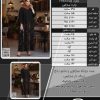 ست دوتکه سارافون و مانتو پانچ دنباله دار مجلسی سایز بزرگ - چارت
