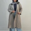 کت بلند سایزبزرگ لیزا - کرم