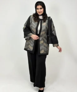 کت سایز بزرگ اشک - طوسی