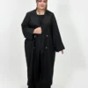 کت بلند سایزبزرگ نیکول - مشکی
