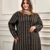 شومیز سایز بزرگ آلفا - قهوه ای