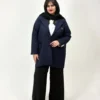 کت سایزبزرگ ناتالی - قهوه ای